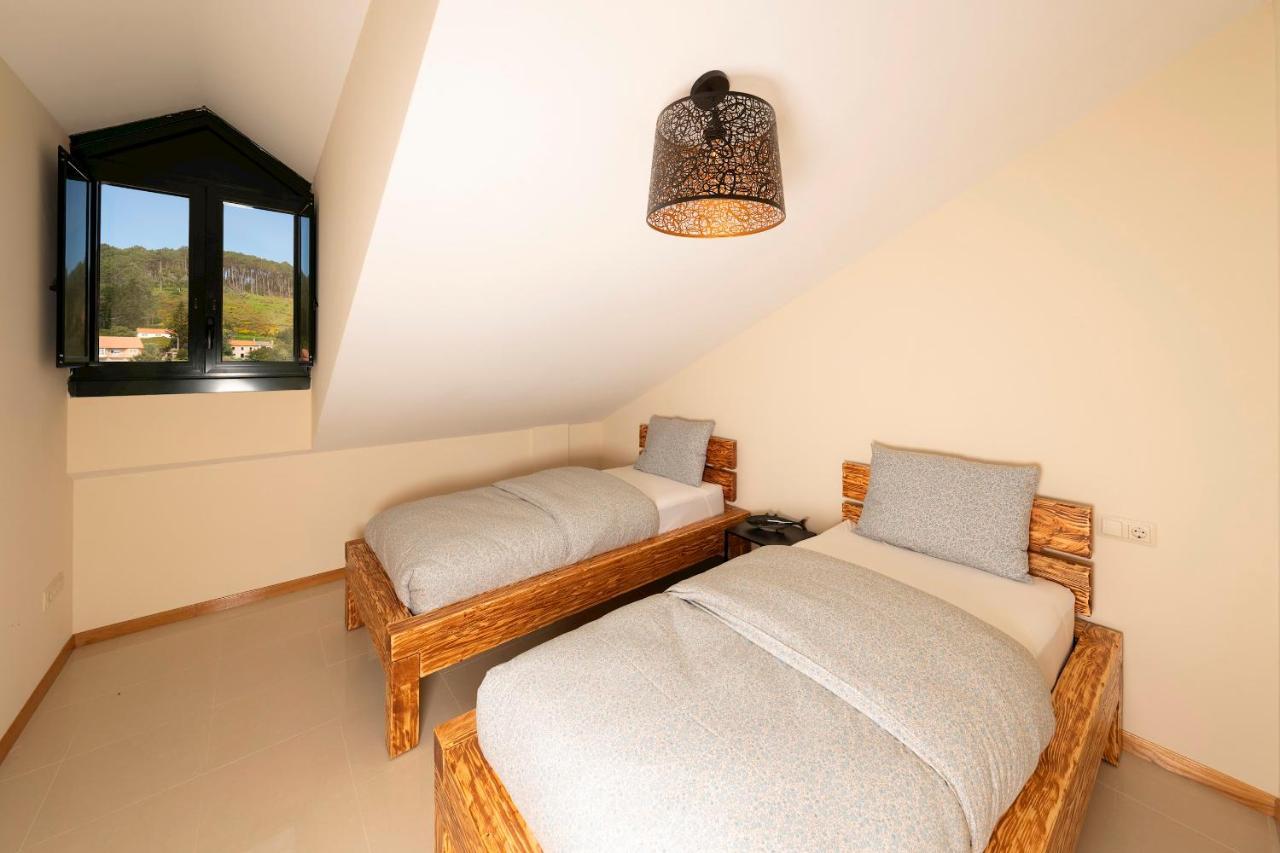 Apartamento Lura De Fisterra Playa De Langosteira En Finisterre Con Vistas Al Mar San Martín de Arriba Zewnętrze zdjęcie